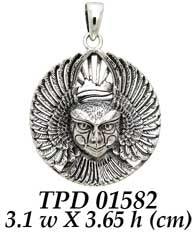 Ariel, the Bird Goddess Pendant TPD1582 - Jewelry